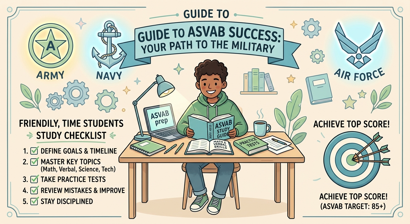 ASVAB Study Guide 2026: How to Study by Your Target Branch and MOS